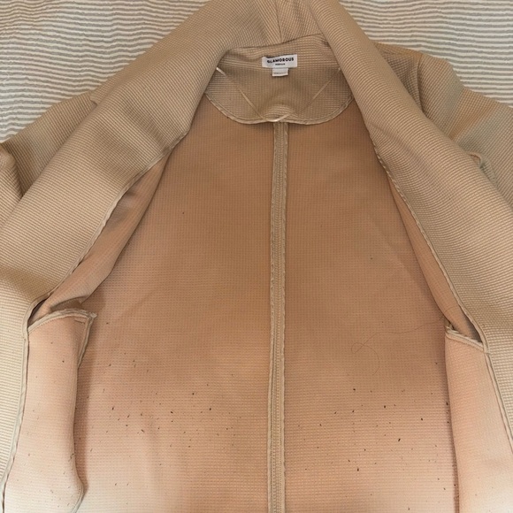 GLAMOROUS Tan Quilted Car Coat - Picture 2 of 4